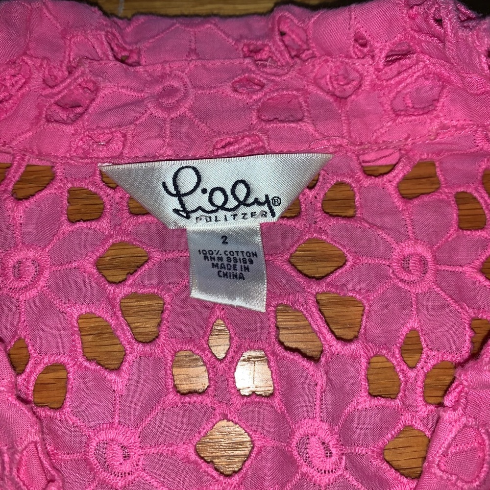 Lilly Pulitzer lacy blazer